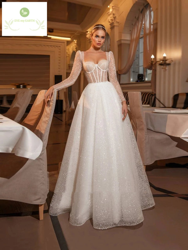 {{ store_name }} Wedding Bridal Dress A-Line Sweetheart Gown 2024 Wedding & Bridal Party Dresses