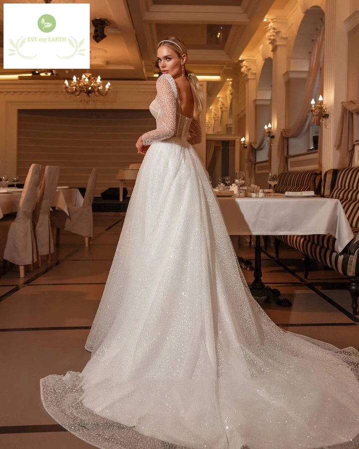 Wedding Bridal Dress A-Line Sweetheart Gown 2024