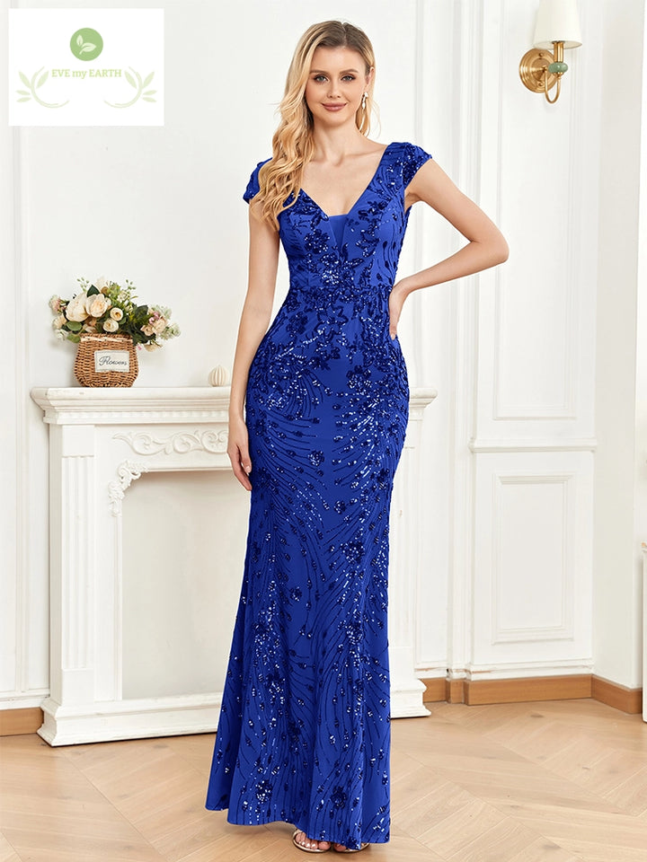 Formal Long Mermaid Evening Dress 2024