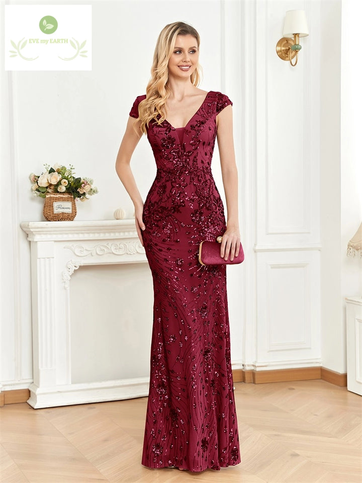 Formal Long Mermaid Evening Dress 2024