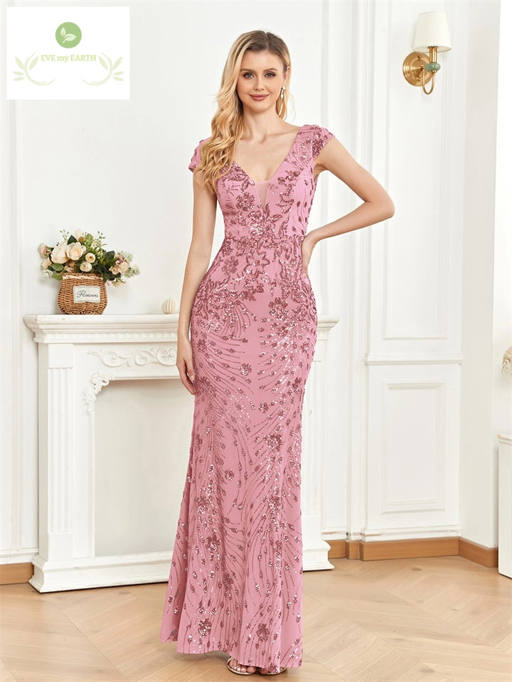 Formal Long Mermaid Evening Dress 2024