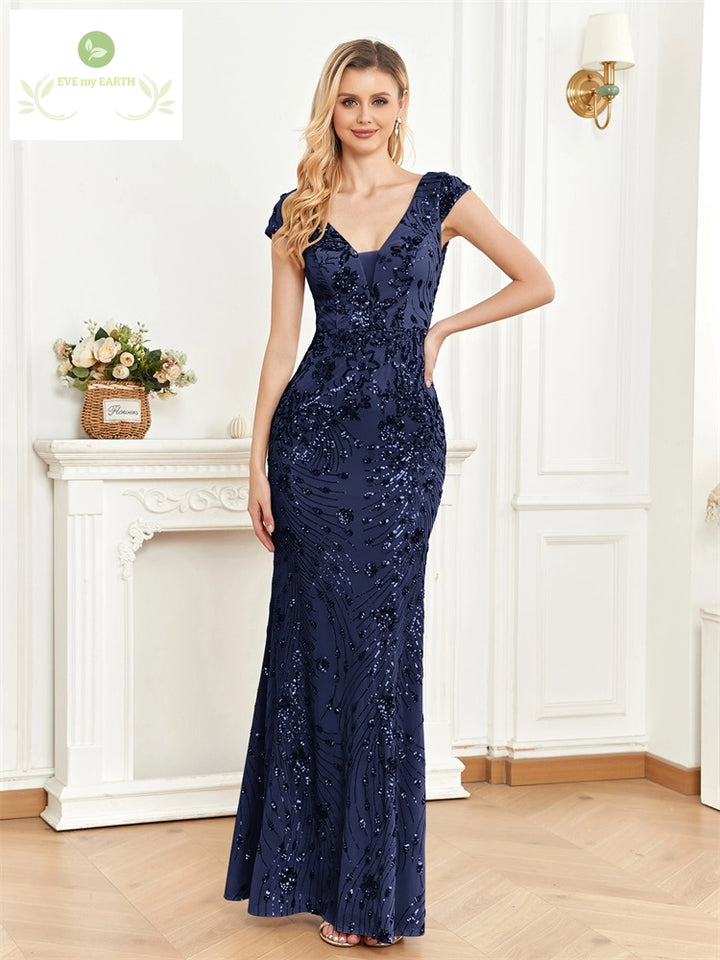 Formal Long Mermaid Evening Dress 2024