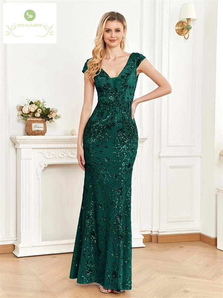 Formal Long Mermaid Evening Dress 2024