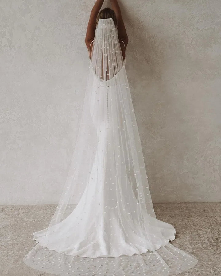 Wedding Dress V-Neck Open Back Mermaid