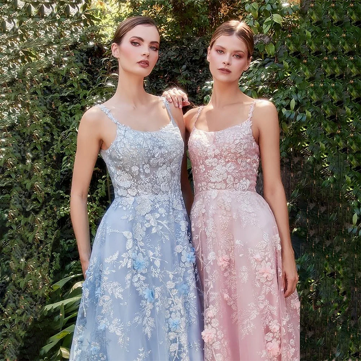 Bridesmaid Spaghetti Straps Dress